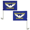 7.5" x 10.5" Double Sided Digitally Printed Custom Car Flag